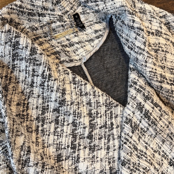 WHBM Drape-Front Boucle Jacket size medium (P4) - Picture 4 of 8